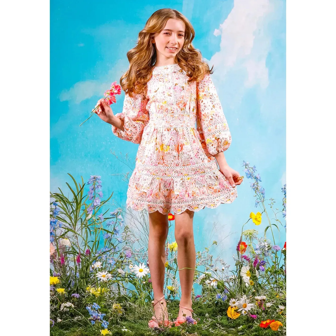 Blossom Embroidered Dress