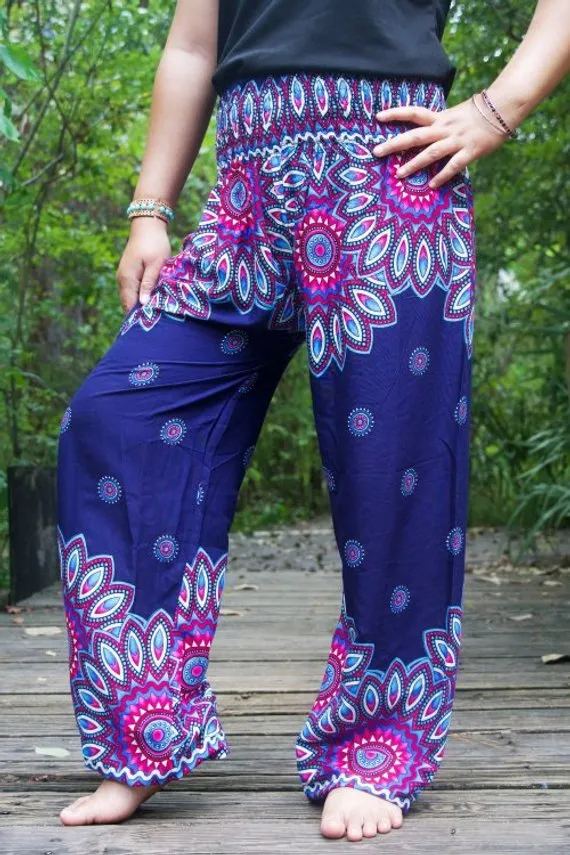 Blue Mandala Pants