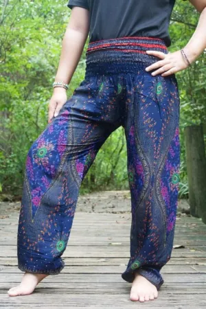 Blue Peacock Pants