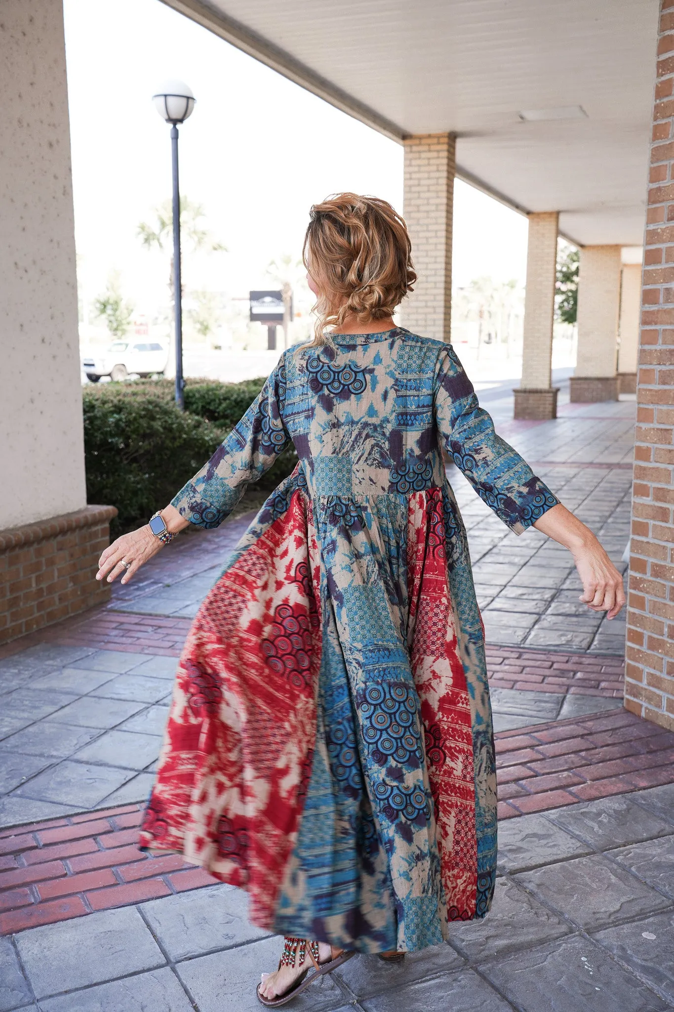 Boho Embroidered Dress