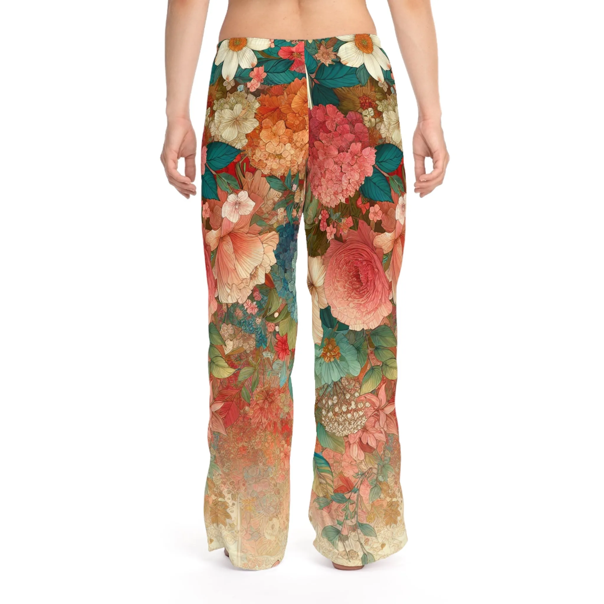 Boho Floral Beauty Loungewear Bottoms (AOP)