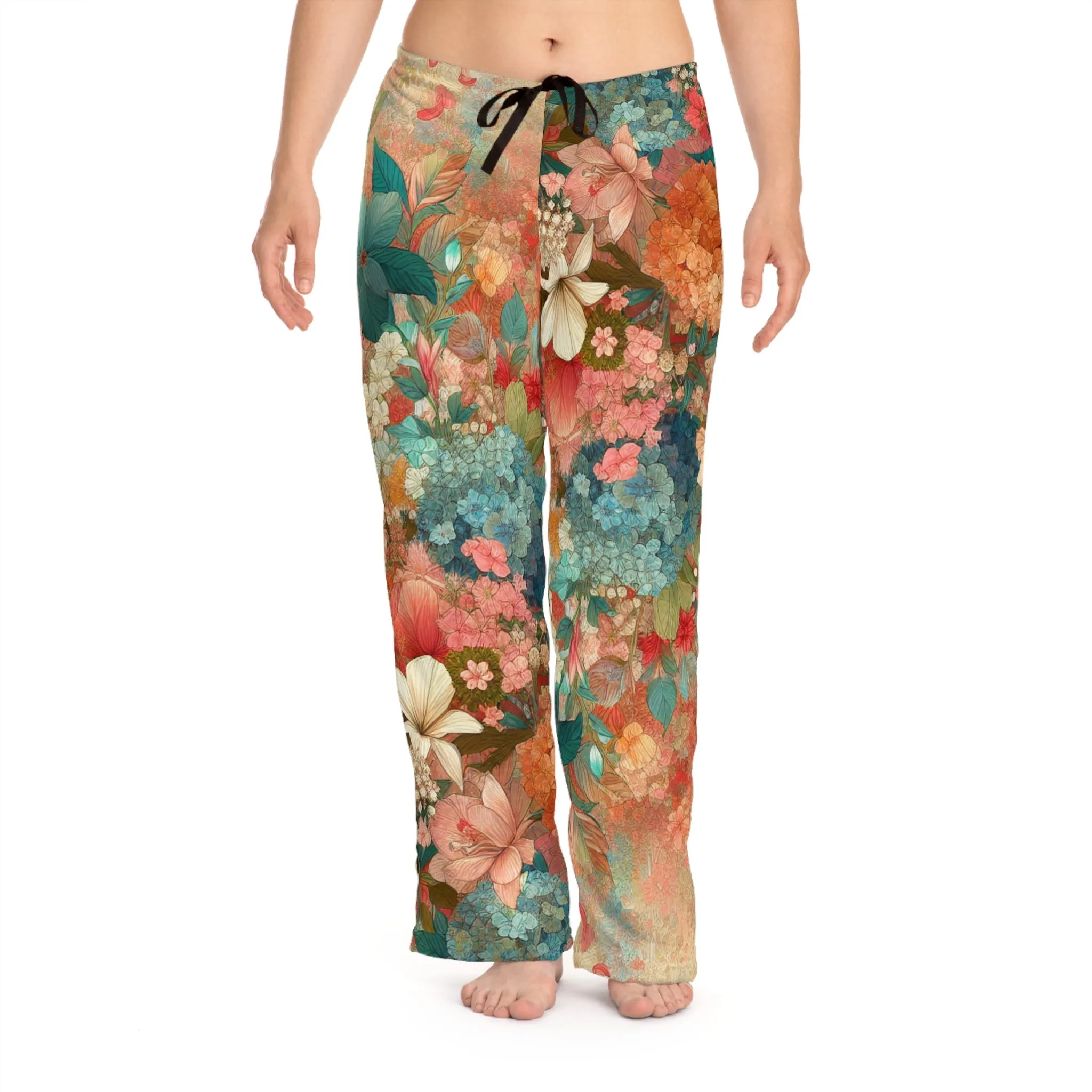 Boho Floral Beauty Loungewear Bottoms (AOP)