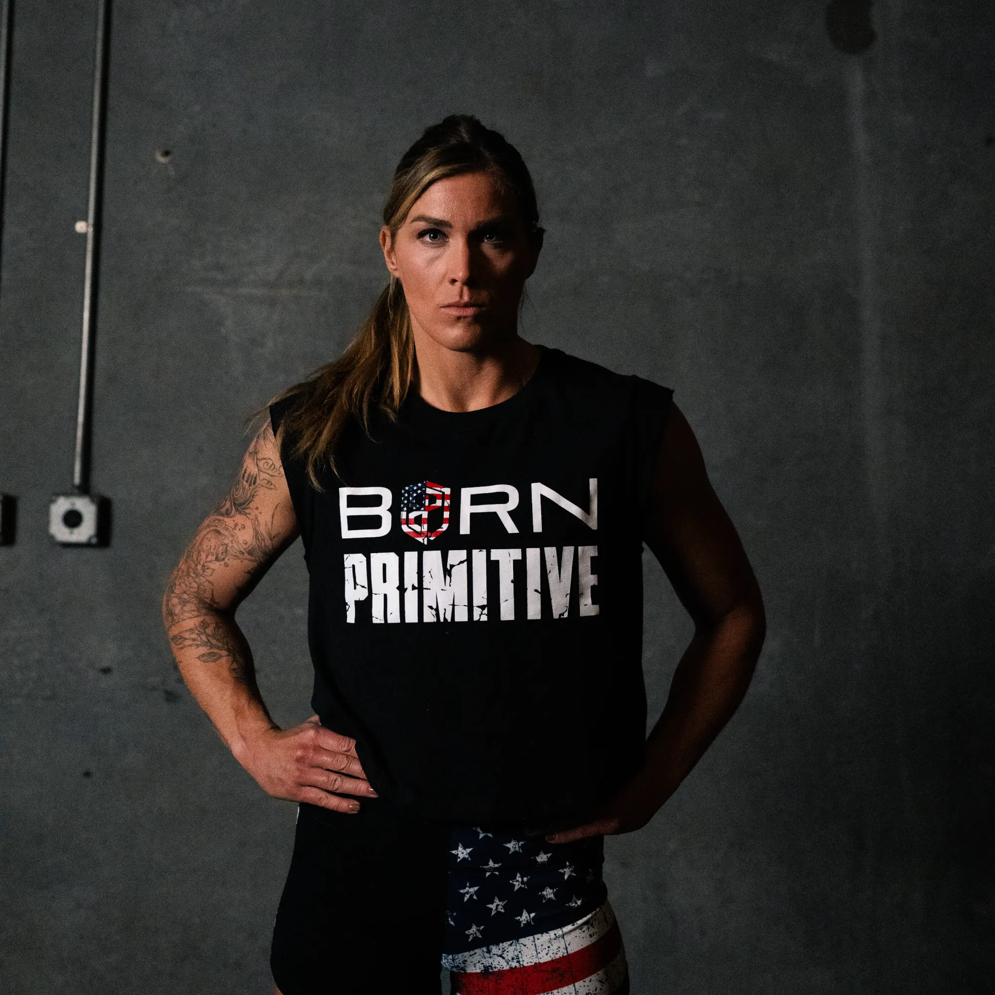 Brand Festival Crop (Black USA)