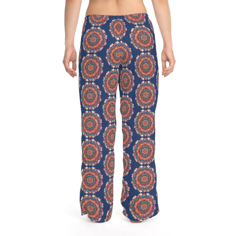 Bright Geometric Womens Pajama Pants Stylish Comfort