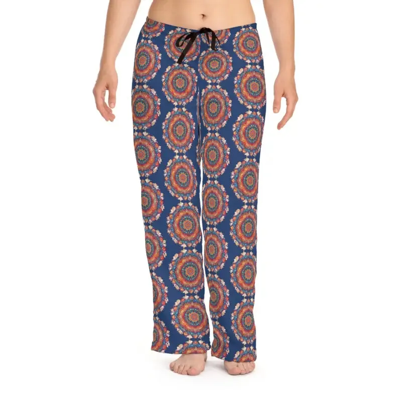 Bright Geometric Womens Pajama Pants Stylish Comfort