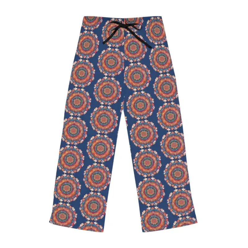 Bright Geometric Womens Pajama Pants Stylish Comfort