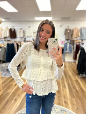 Brooklyn Cream Top
