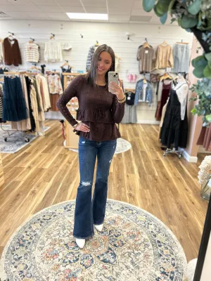 Brooklyn Mocha Top