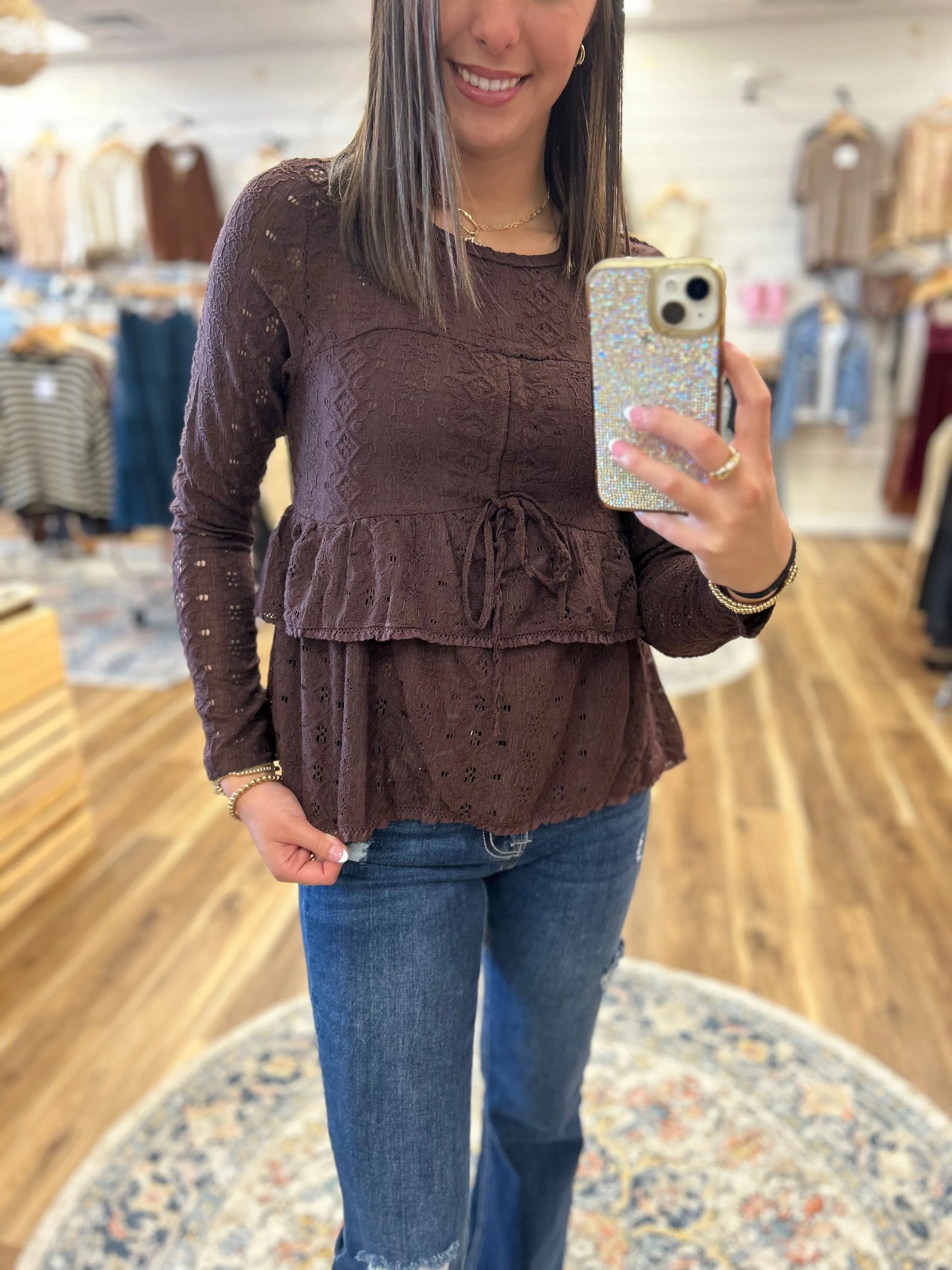 Brooklyn Mocha Top