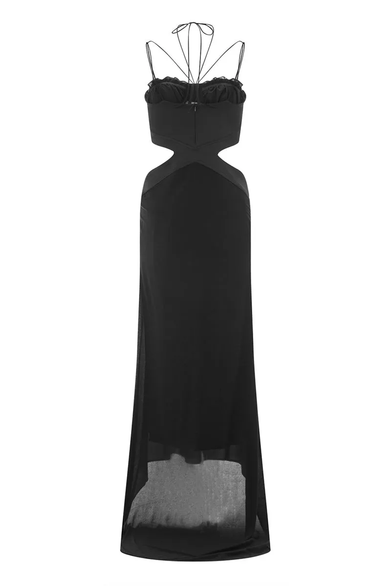 BS3180 Spaghetti Straps Maxi Dress