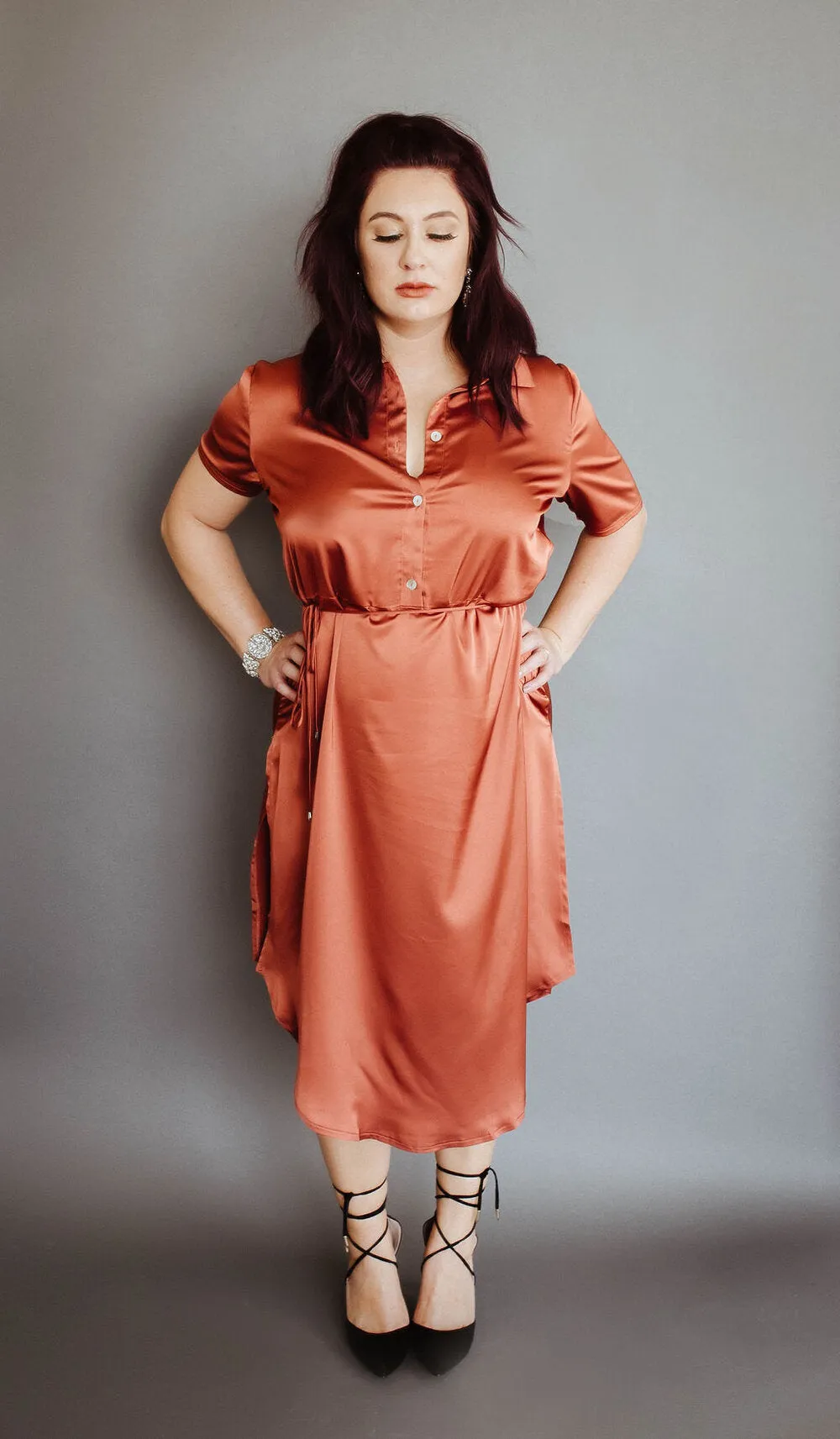 Button-Up Shirt Dress