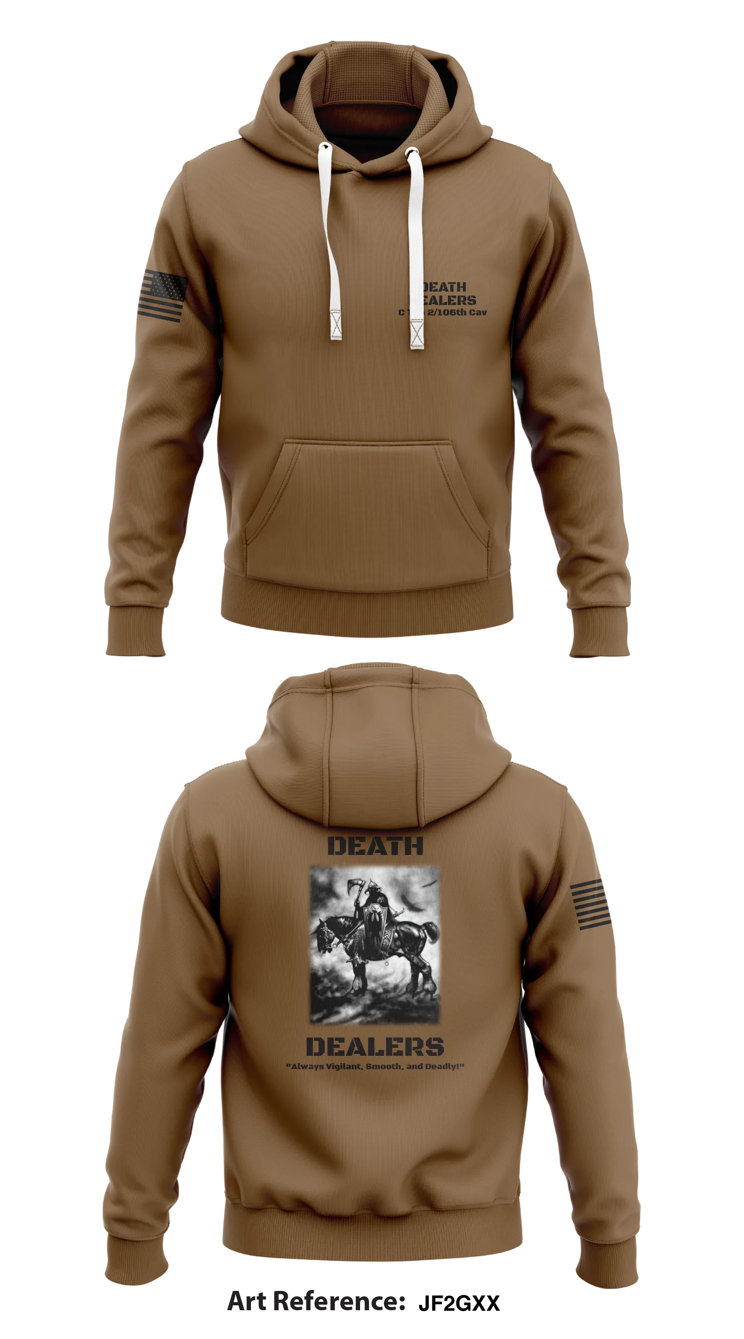 C Trp 2/16th Cav Store 1  Core Men's Hooded Performance Sweatshirt - Jf2Gxx