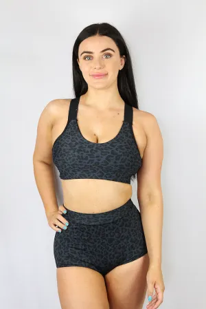 Carbon Animal High Waist Cheeky Shorts