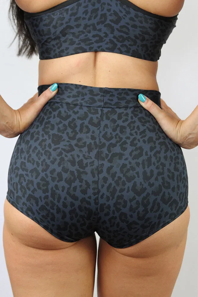 Carbon Animal High Waist Cheeky Shorts