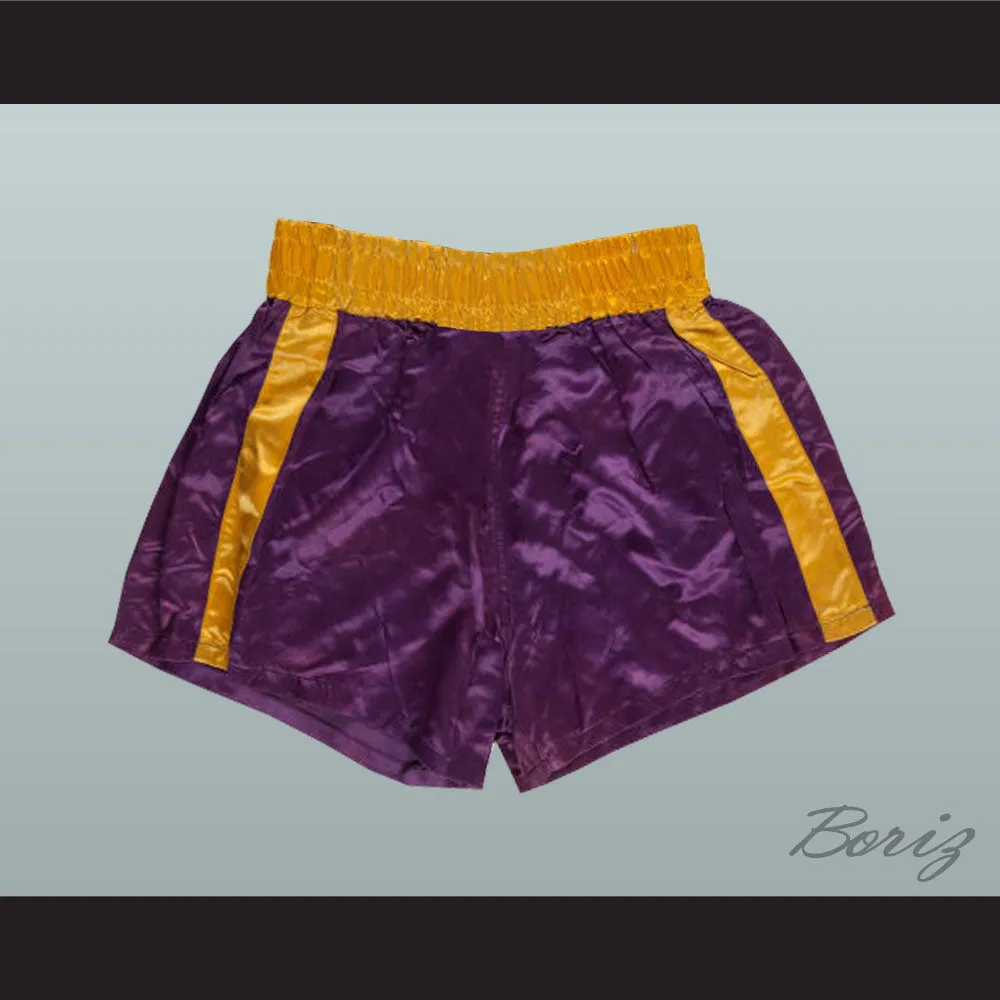 Cassius Clay Purple Boxing Shorts