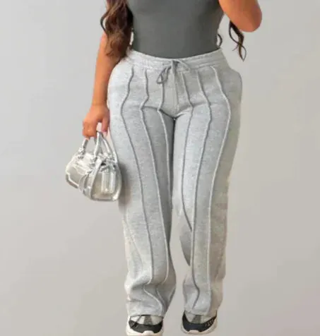 Casual Jogging Pants with Drawstring