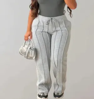 Casual Jogging Pants with Drawstring