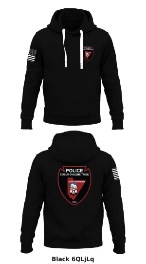 CDA Tribal Police  Store 1  Core Men's Hooded Performance Sweatshirt - 6QLjLq