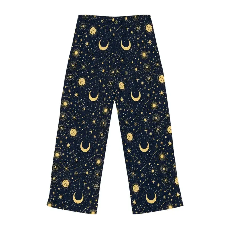 Celestial Sun Moon Pajama Pants for Ultimate Chill