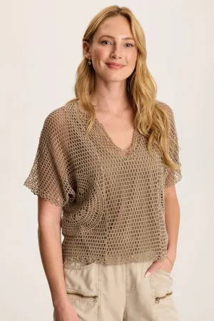 Centre Crochet Layered Top