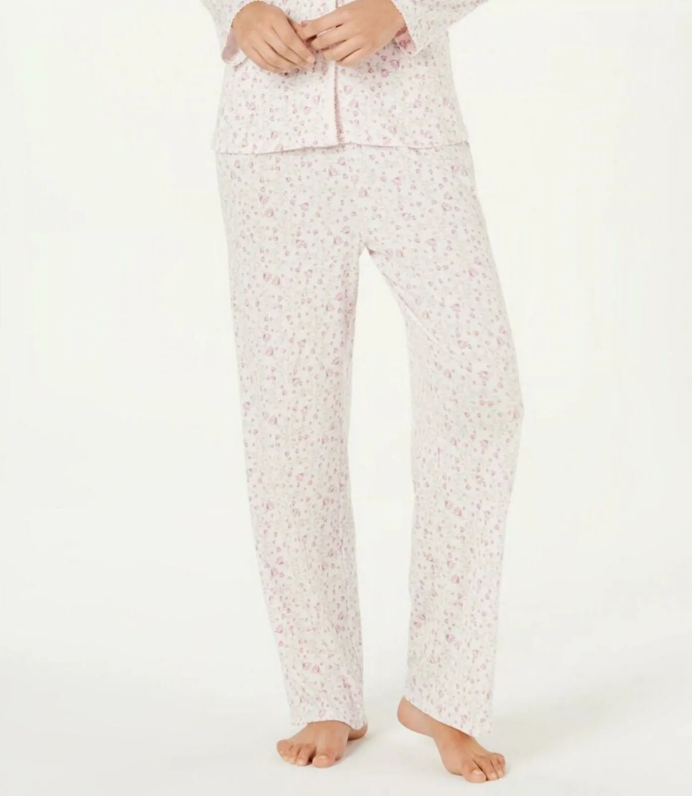 Charter Club Women's Cotton Floral Pajama Pants. 100034496 Pink XXL