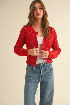 Cherry Knit Sweater