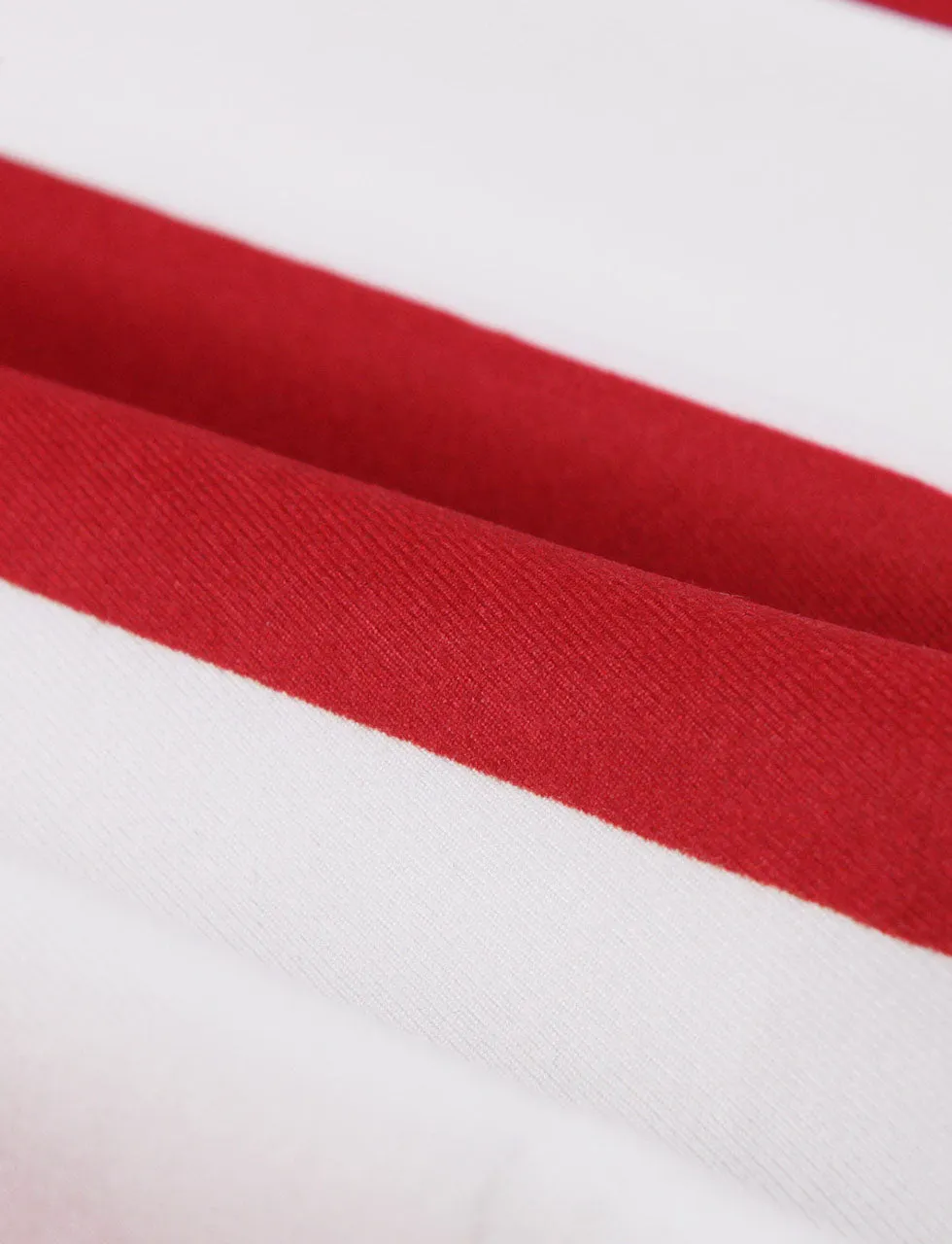 Christmas Red and White 1950S Vintage Swing Dress