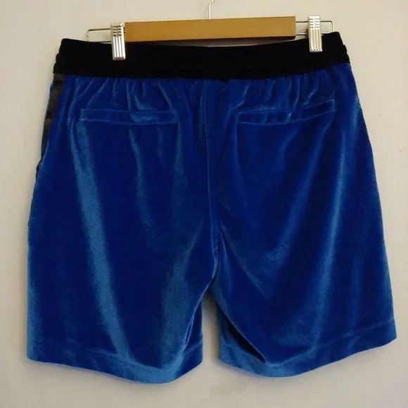Chubbies Womens Velour Deep Aquamarine Loungewear Shorts Pockets Small 7