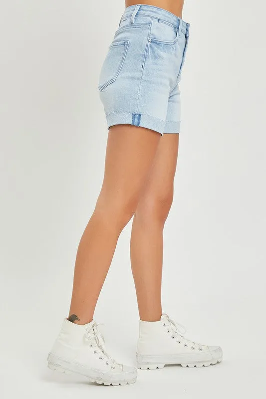 Claire High Rise Cuffed Shorts