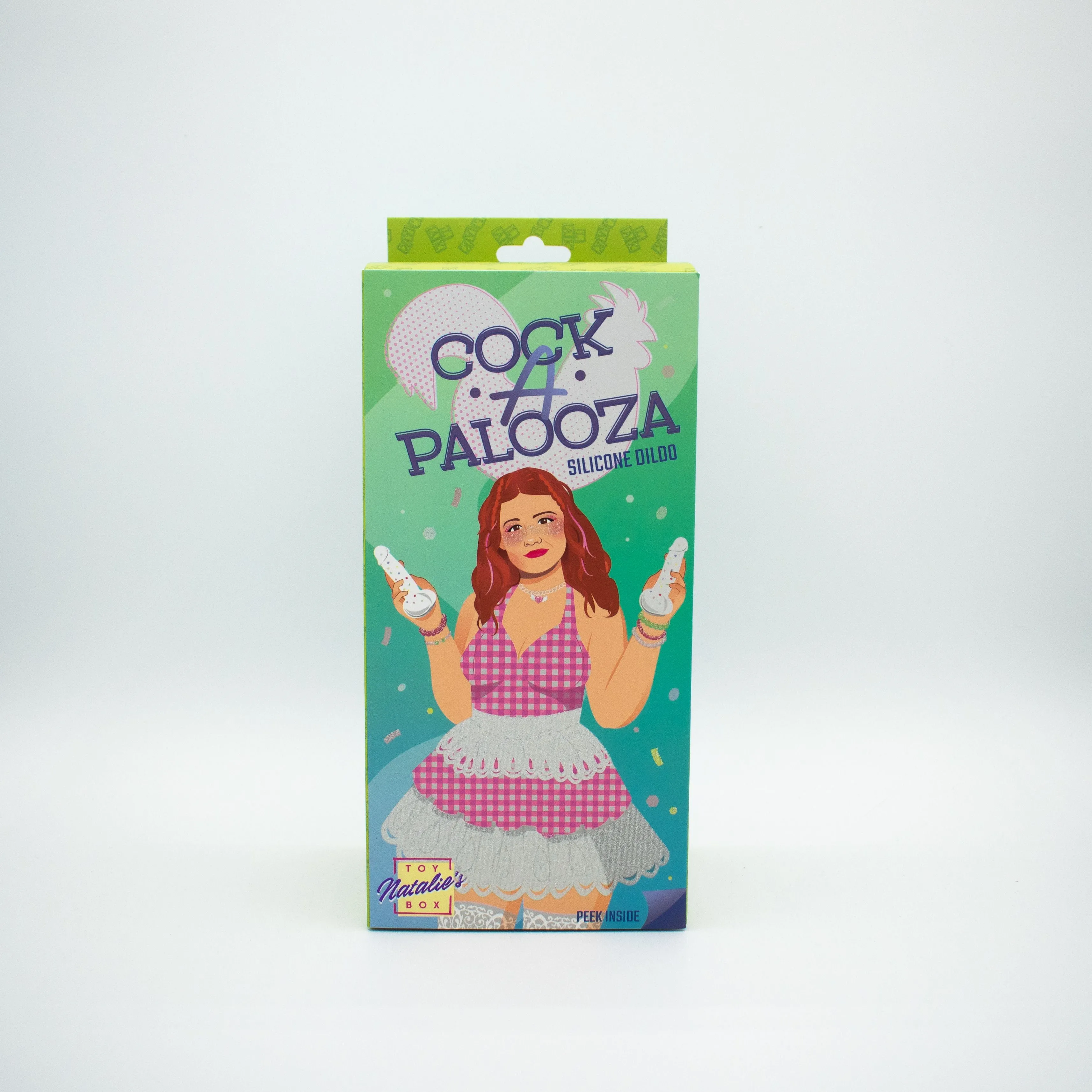 Cock-A-Palooza Confetti Silicone Dildo