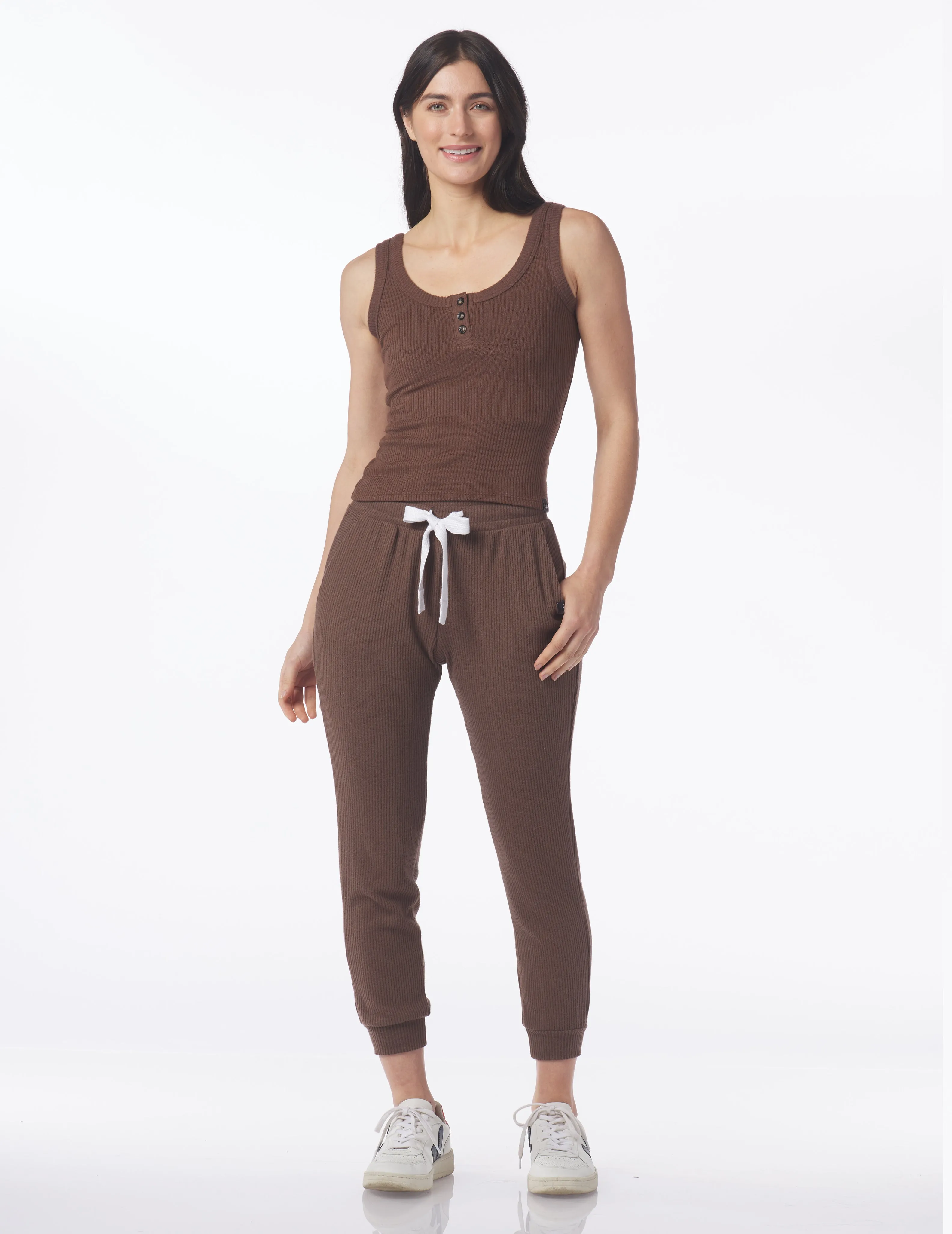 Comfort 7/8 Jogger: Espresso