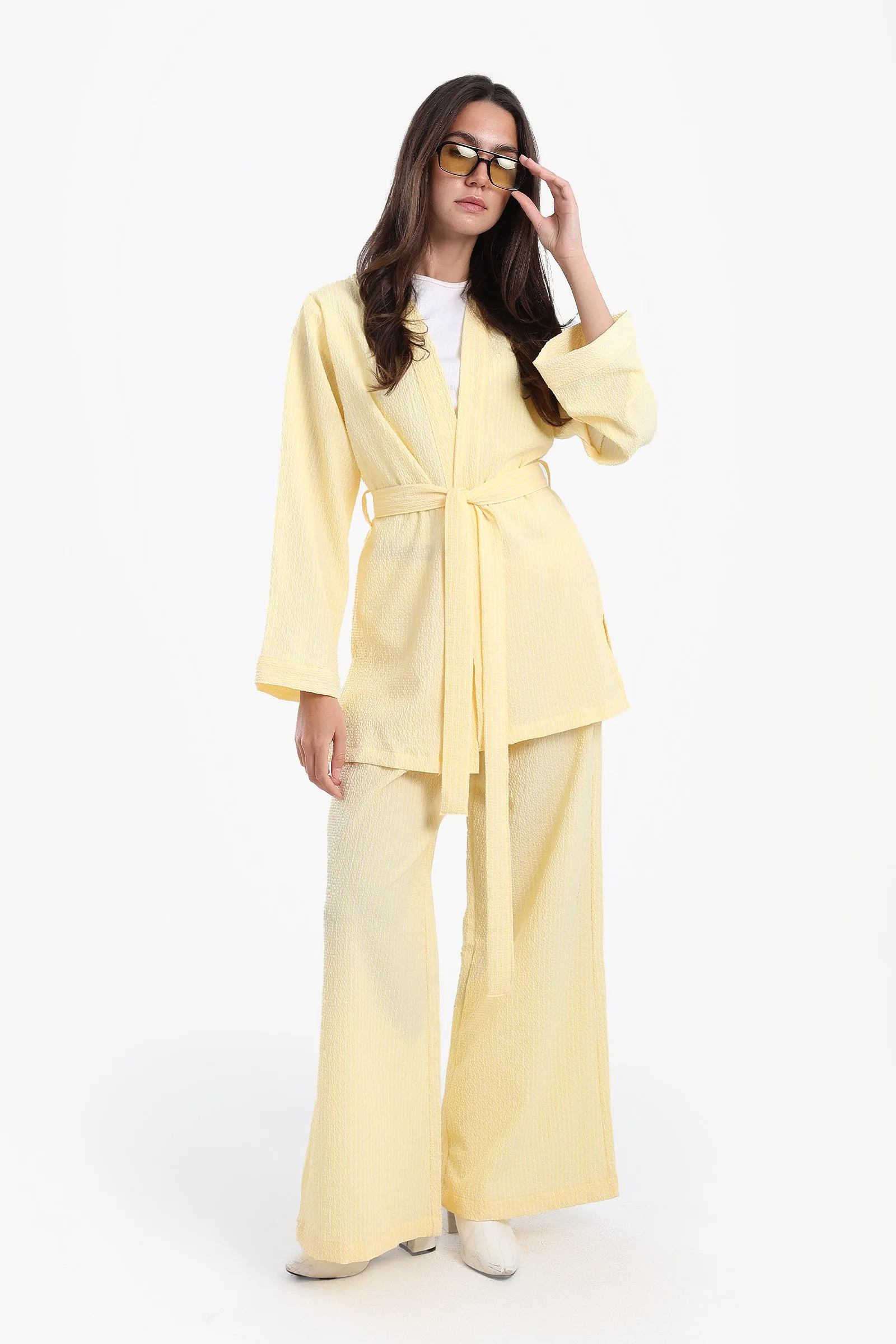 Comfy Striped Wide Leg Pants