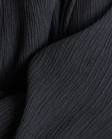 CRINKLE PANTS HAVA BLACK