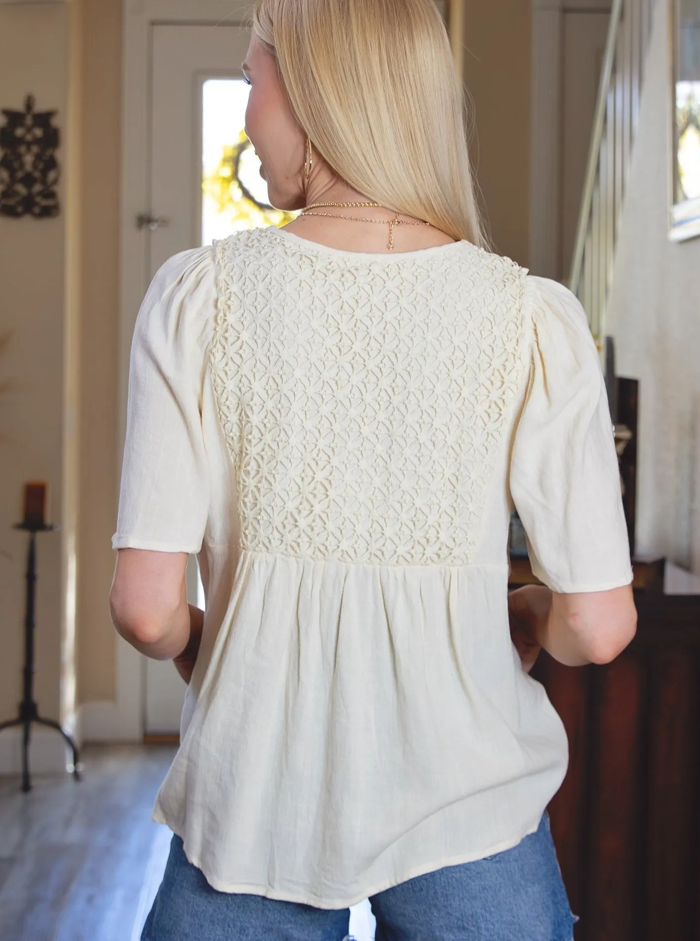 Crochet Detail Babydoll