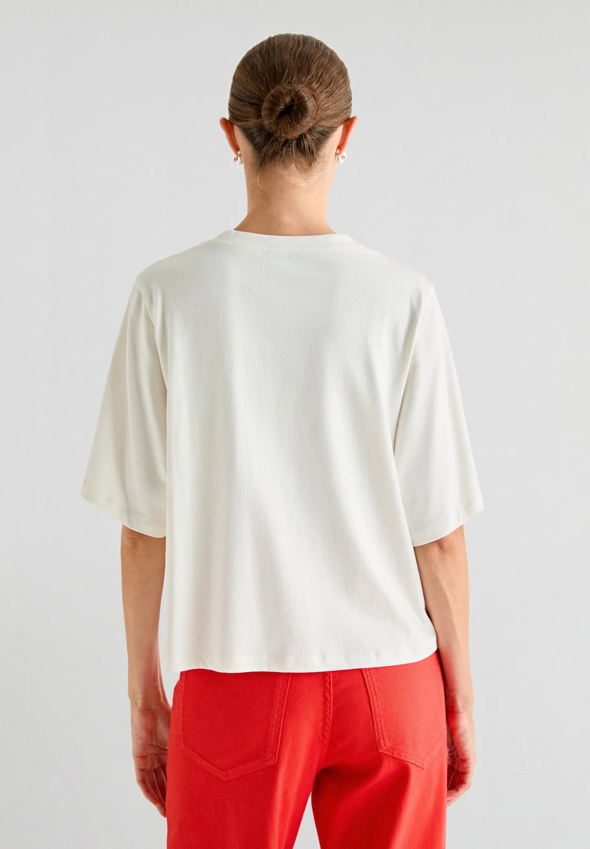 CROCHET POCKET TEE