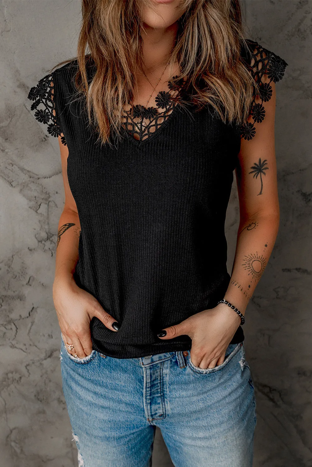 Crochet Ribbed Top