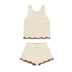 Crochet Tank and Short Set