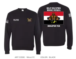 CUSTOM A Co. 68th DSSB, 4DSB HI-Tech Performance Crewneck Sweatshirt - MkmnYC
