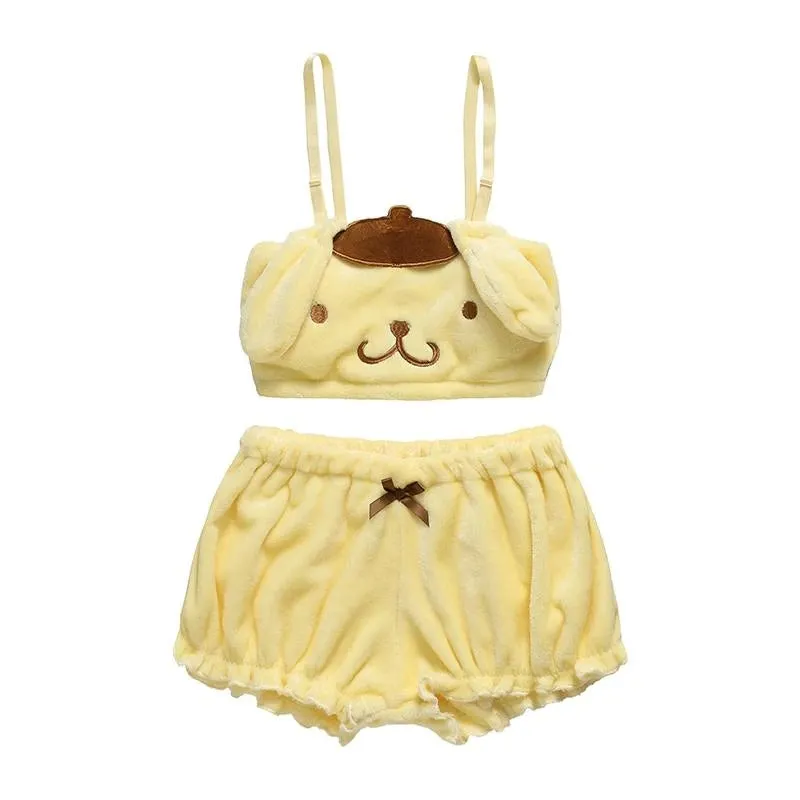 Cute Plush Pajamas Suit UB99402