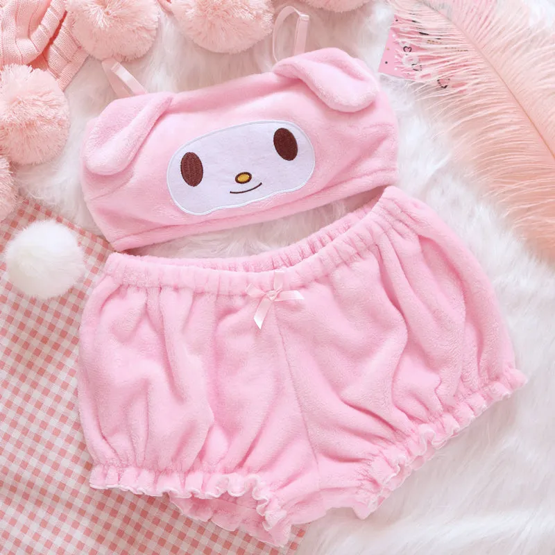 Cute Plush Pajamas Suit UB99402