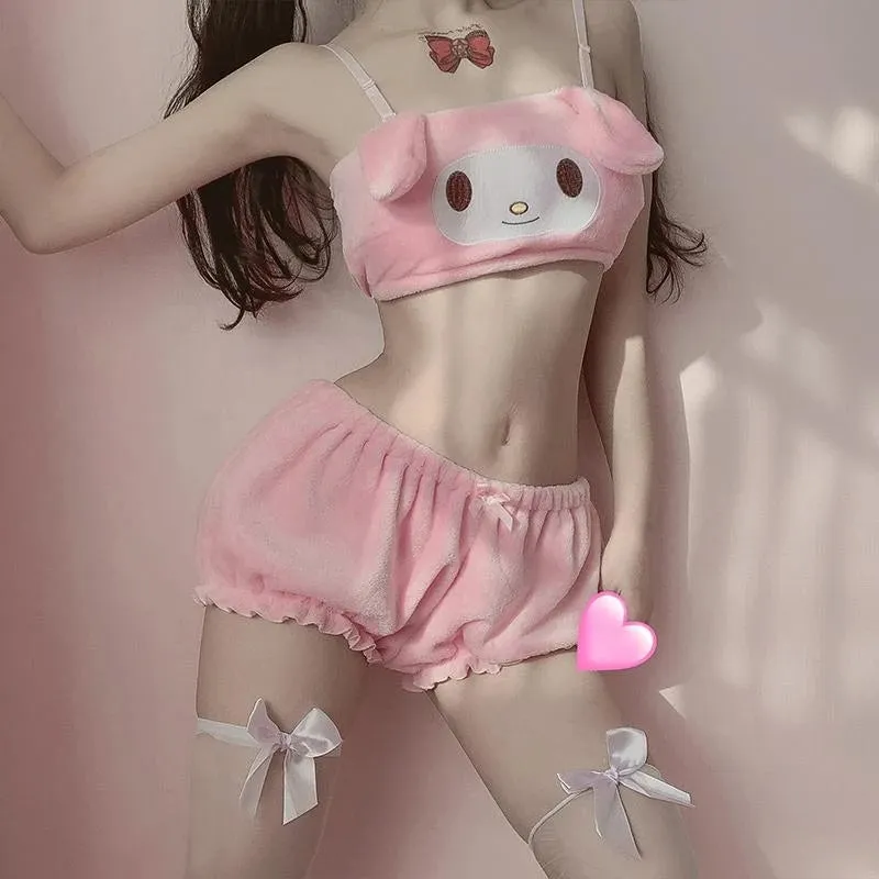 Cute Plush Pajamas Suit UB99402