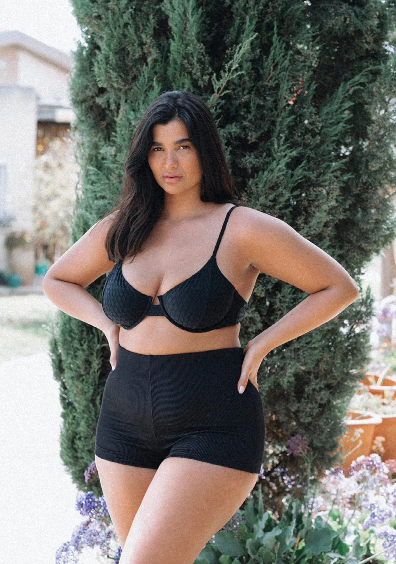 Daniel Shorts Black Rib