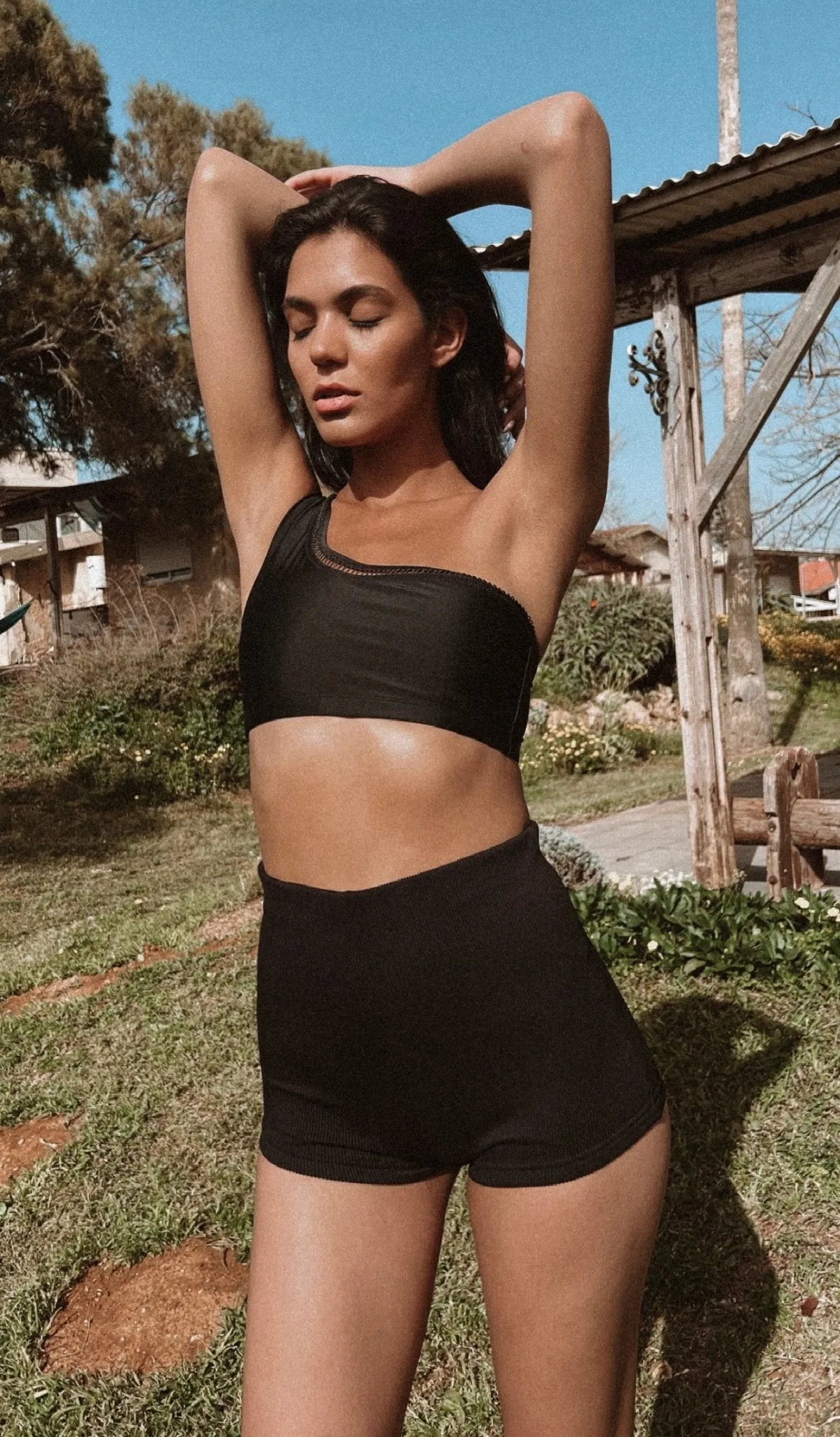 Daniel Shorts Black Rib