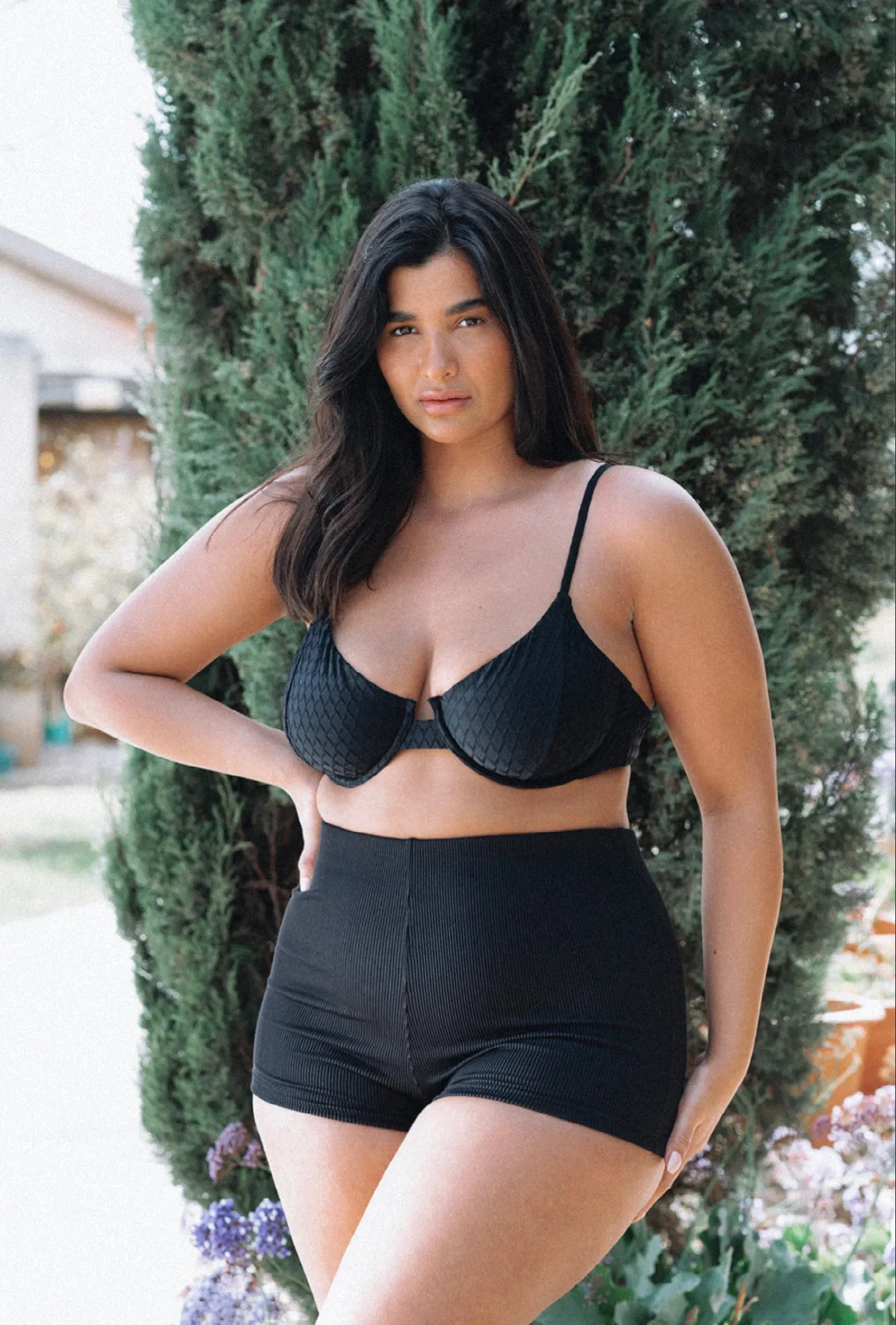 Daniel Shorts Black Rib