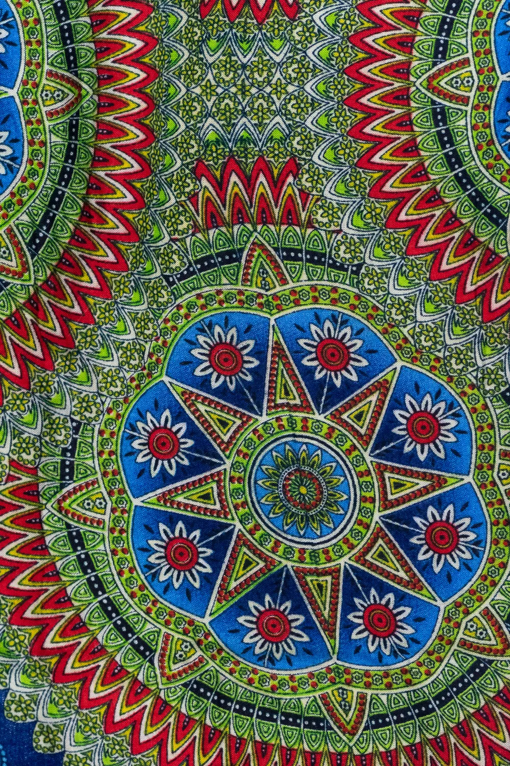 Dark Blue Psychedelic Star Harem Pants