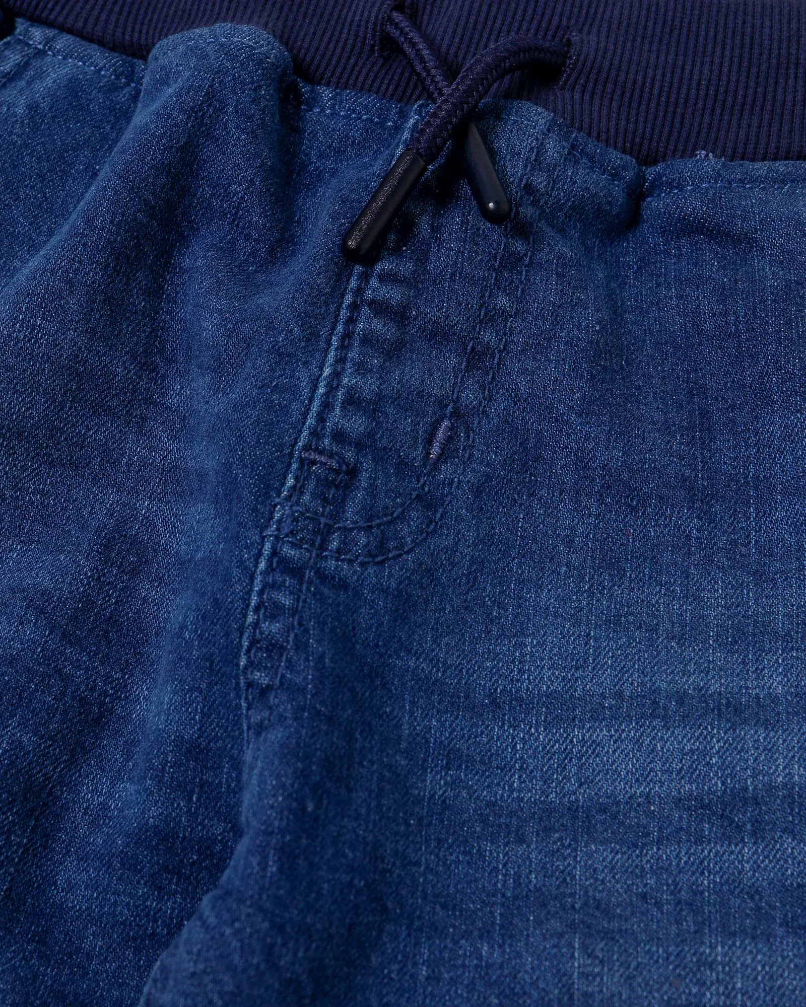 Denim Jogger Pants
