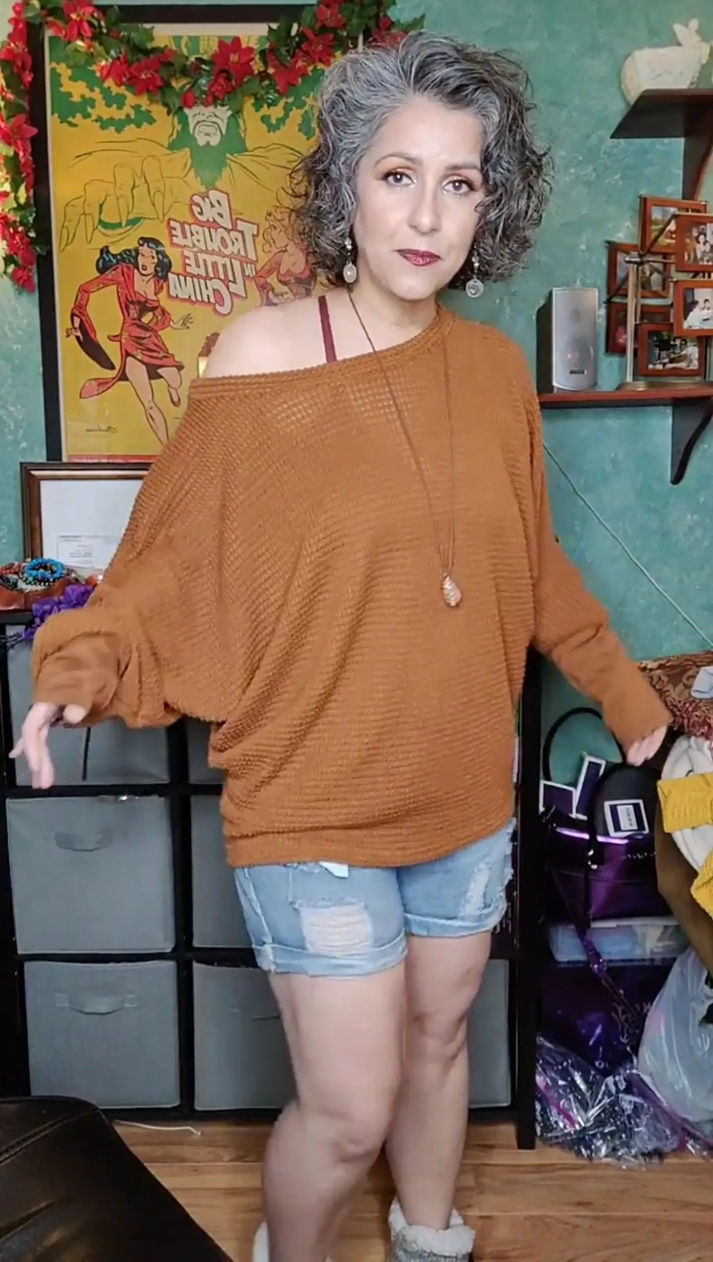 Destructed Boyfriend Shorts