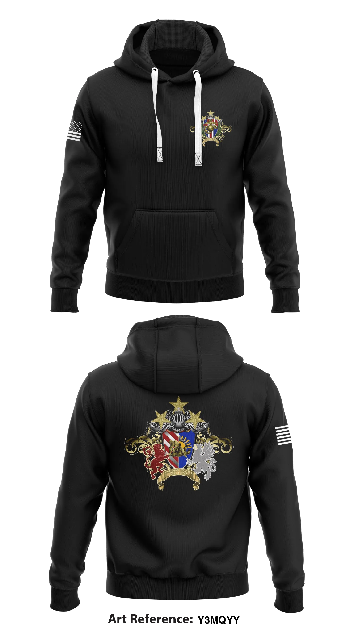Detachment Riga, Latvia  Core Men's Hooded Performance Sweatshirt - y3mQyy