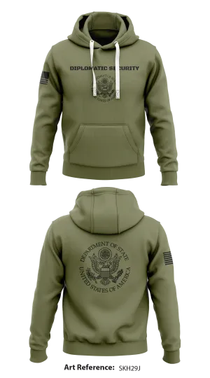 Diplomatic Security Service  Store 1  Core Men's Hooded Performance Sweatshirt - sKh29J