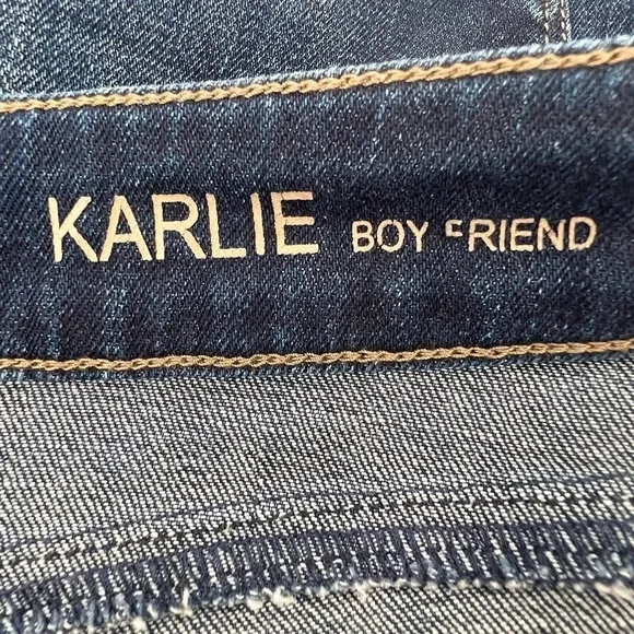 DL 1961 Karlie Boyfriend Cuffed Hem Jean Shorts Size 27 Junior’s